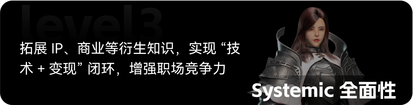 梵映建模课程Level3全面性-拓展IP商业衍生实现技术变现闭环