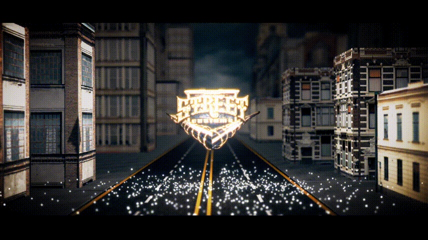 梵映学员吴子轩影视后期作品-STREET街道场景金色徽章片头包装