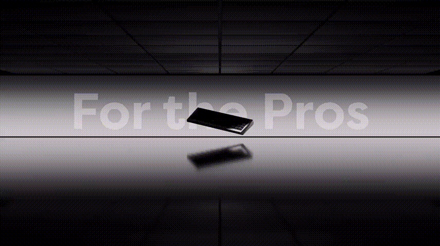 梵映学员高雨欣影视后期作品-For the Pros键盘悬浮质感广告