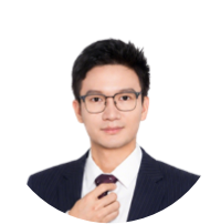 梵映影视讲师文文老师头像-条纹西装戴眼镜男性讲师