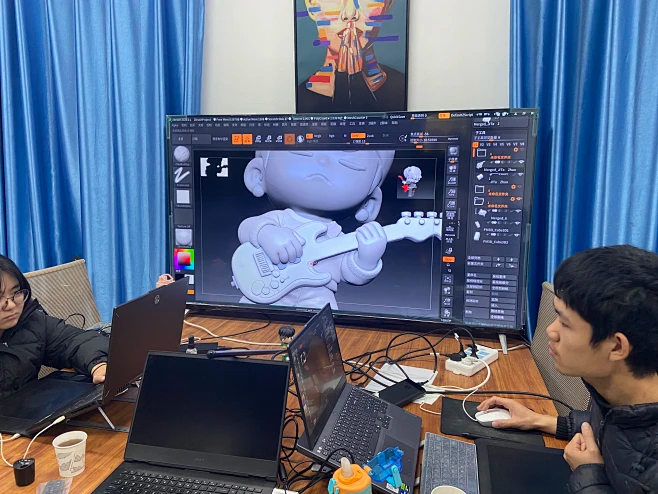 图片源于网络：游戏建模-模型制作
